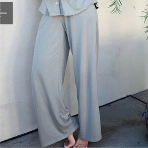 NWT Mate the Label Tencel Wide Leg Sleep Pant, Size XS